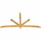 Ekena Millwork Alberta Rough Sawn Timber Gable Bracket, Western Red Cedar, 96"W x 52"H x 2"D x 4"F, 13/12 Pitch GBW096X52X0204ALB00RWR - alternate 4